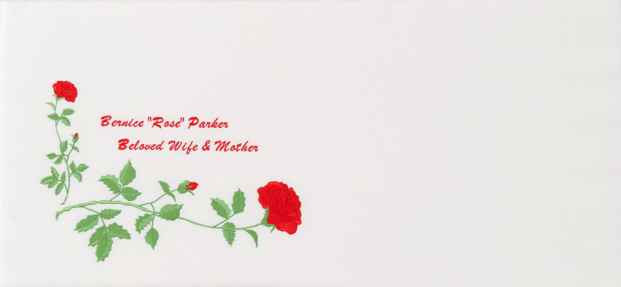 Corner Rose with Name